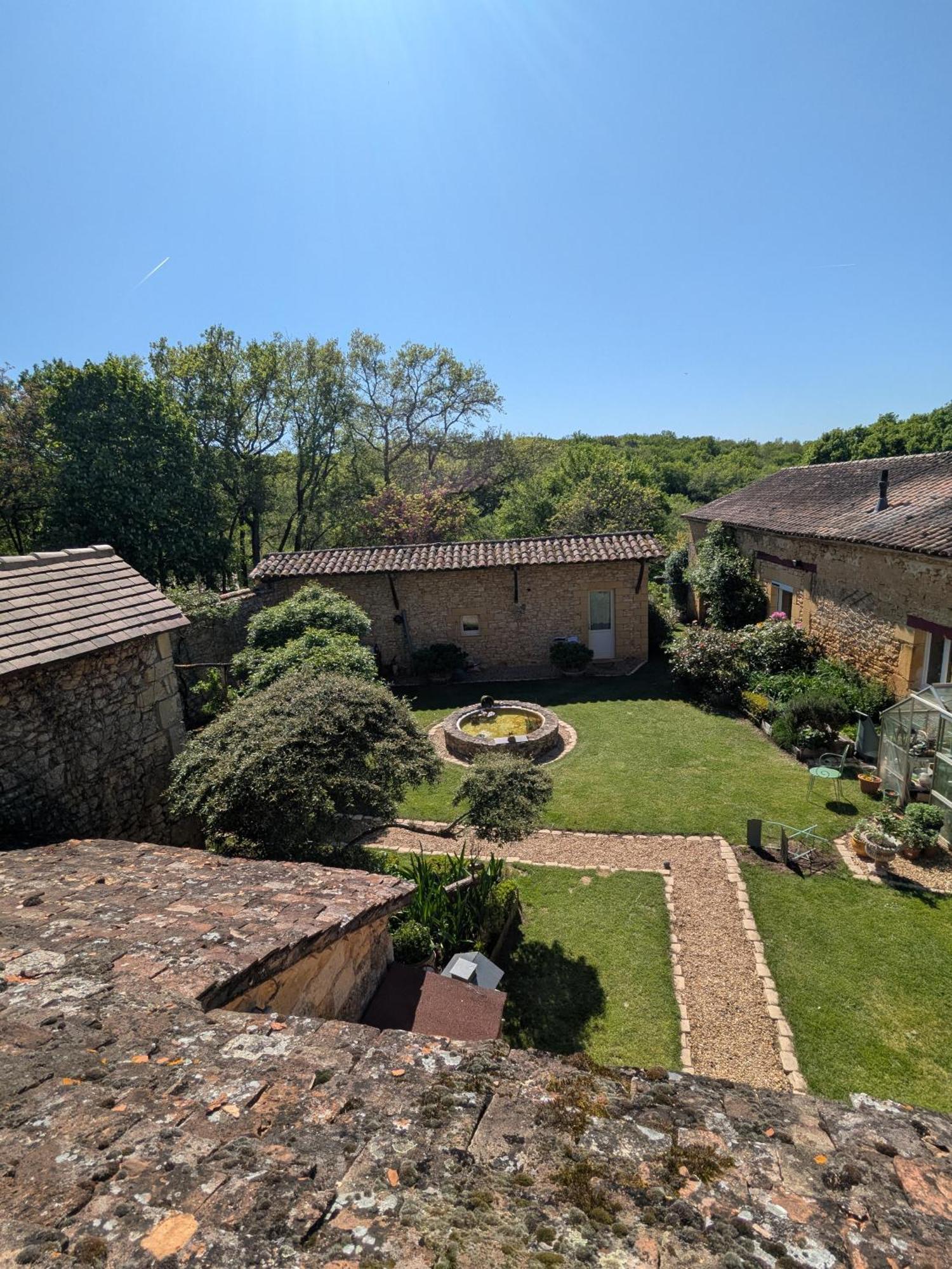 La Borie Du Chevrier Sainte-Croix-de-Beaumont Exterior foto